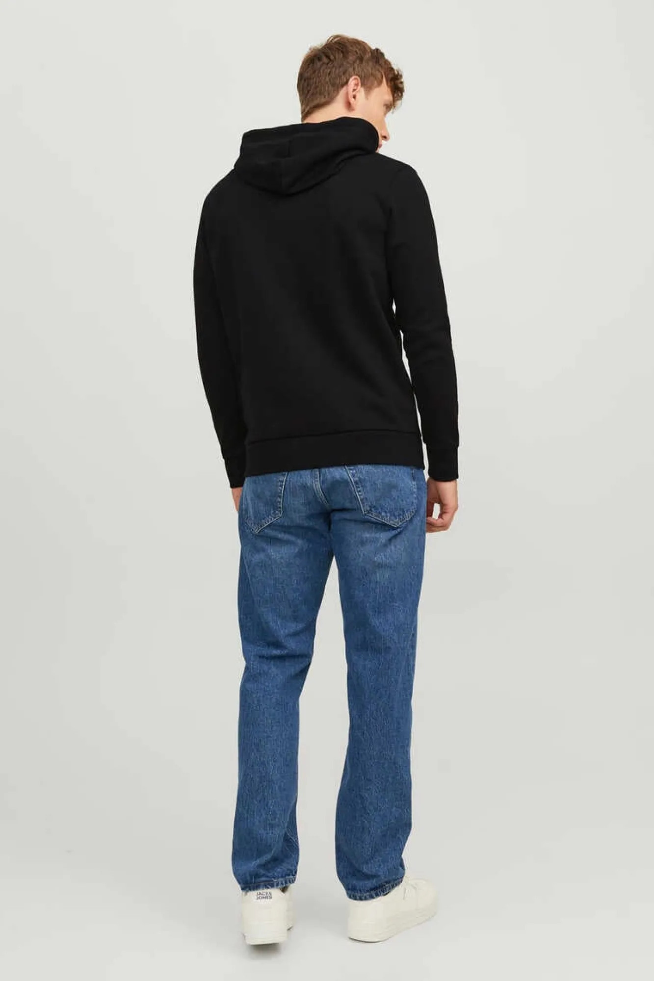 Jack & Jones Sweatshirt Capuz Estampado Logo Preto Online
