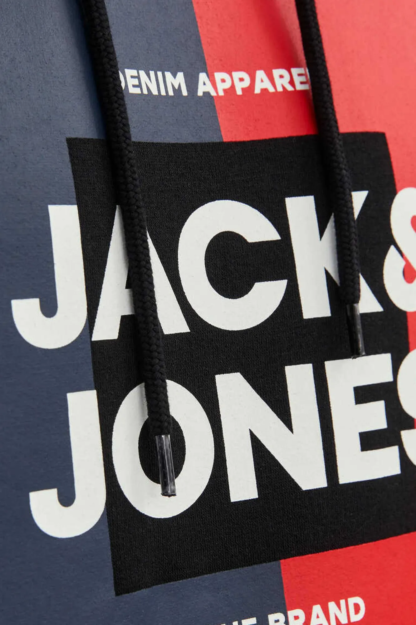 Jack & Jones Sweatshirt Capuz Estampado Logo Preto Online