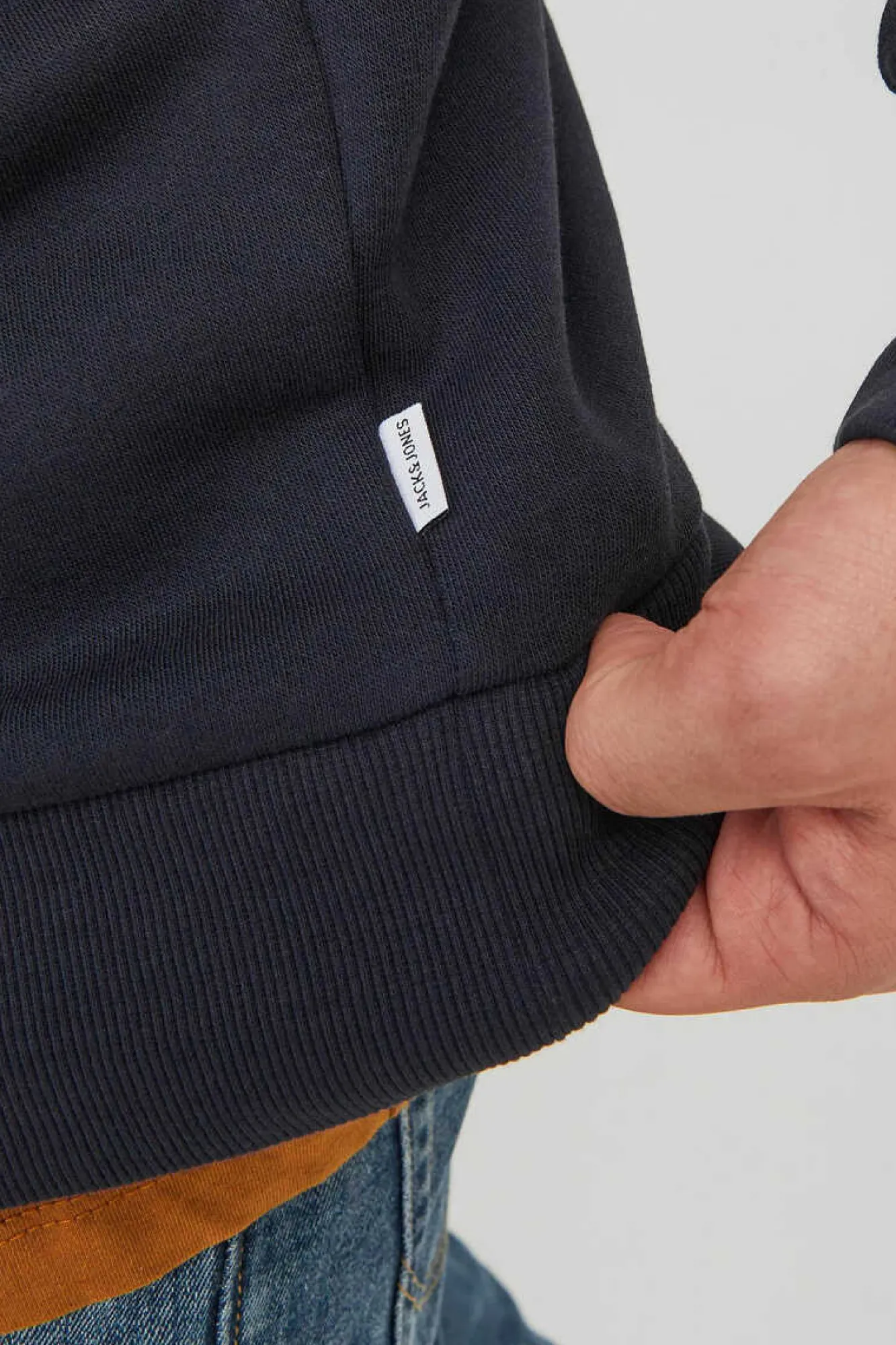 Jack & Jones Sweatshirt Capuz Estampado Logo Azul Discount