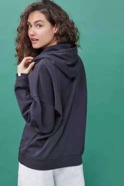 HI&BYE Sweatshirts-Sweatshirt Capuz Felpa Preta Logo Multicolor