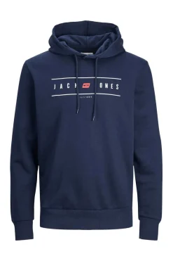 Jack & Jones Sweatshirt Capuz Logo Marinho Sale