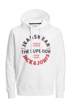 Jack & Jones Sweatshirt Com Capuz Branco Sale