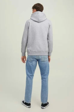 Jack & Jones Sweatshirt Com Capuz Cinza Sale