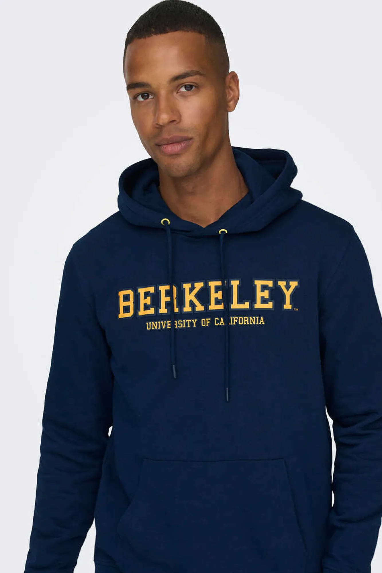 Only & Sons Sweatshirt Com Capuz Marinho Discount