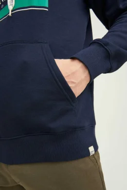 Jack & Jones Sweatshirt Com Capuz Marinho Best