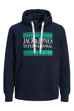 Jack & Jones Sweatshirt Com Capuz Marinho Best
