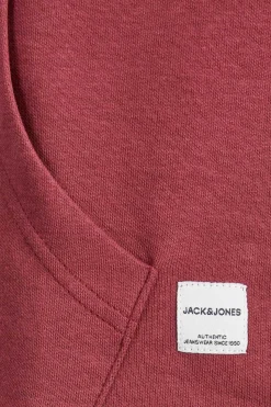 Jack & Jones Sweatshirt Com Capuz Vermelho