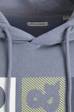 Jack & Jones Sweatshirt Com Capuz Azulado Sale