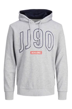 Jack & Jones Sweatshirt Com Capuz Cinza Sale