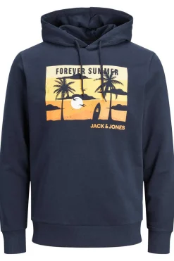 Jack & Jones Sweatshirt Com Capuz Marinho