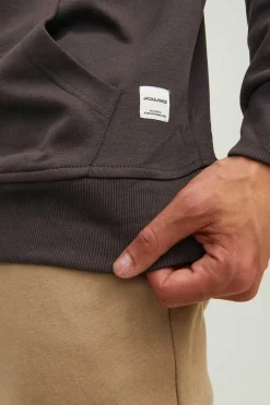 Jack & Jones Sweatshirt Com Capuz Castanho