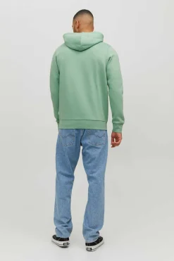 Jack & Jones Sweatshirt Com Capuz Agua Verde Outlet
