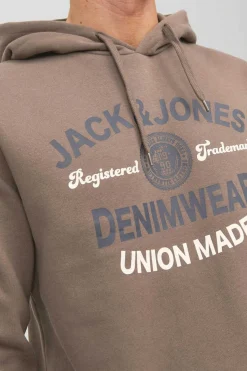 Jack & Jones Sweatshirt Com Capuz Cinza Outlet