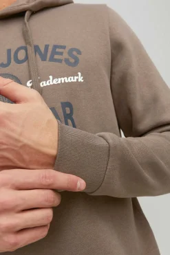 Jack & Jones Sweatshirt Com Capuz Cinza Outlet