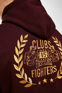 Springfield Sweatshirt Com Capuz Club Fighters Vermelho New