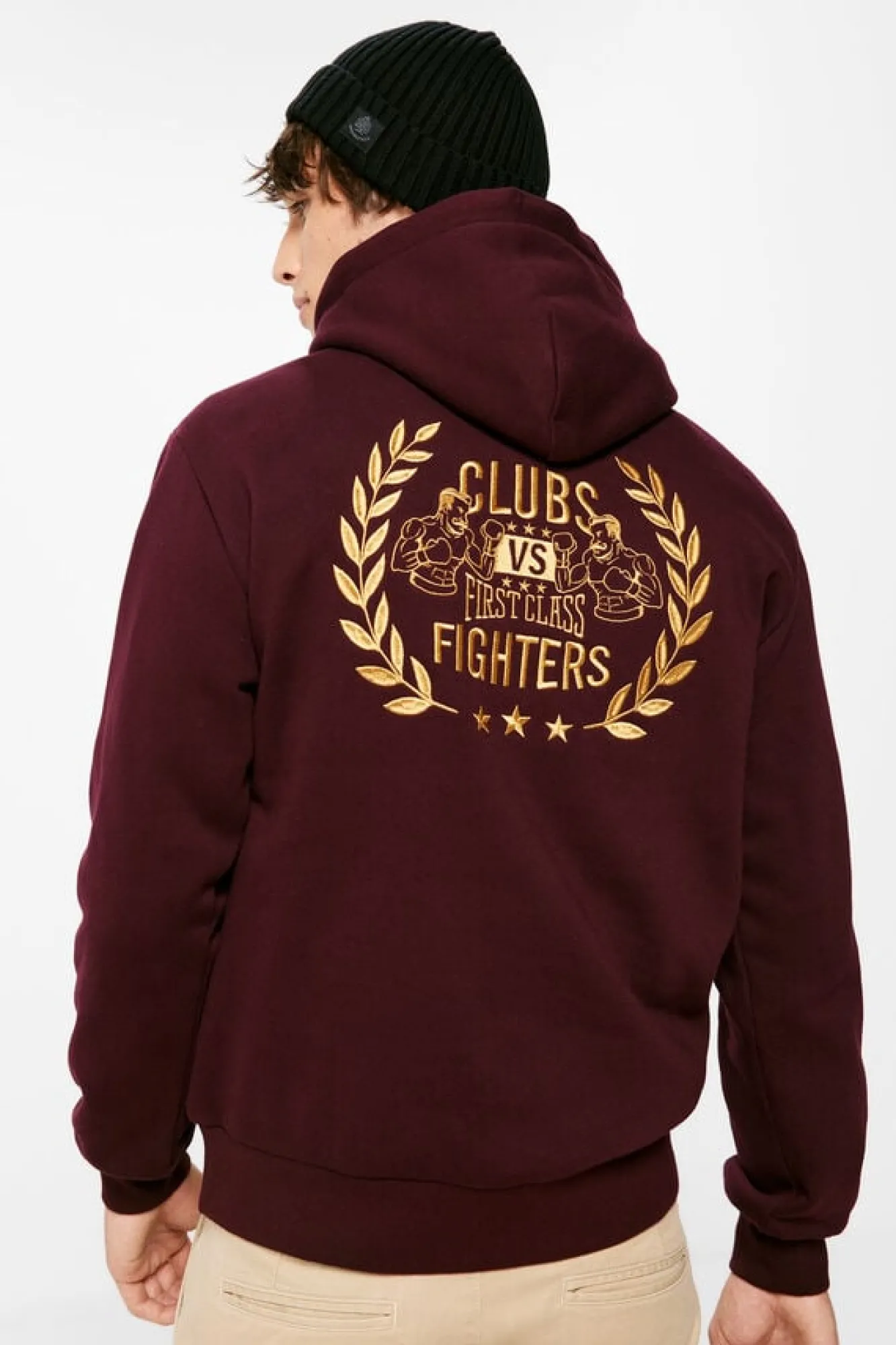 Springfield Sweatshirt Com Capuz Club Fighters Vermelho New
