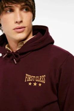 Springfield Sweatshirt Com Capuz Club Fighters Vermelho New