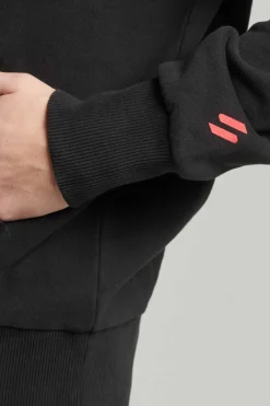 Superdry Sweatshirt Com Capuz Code Core Sport Preto New