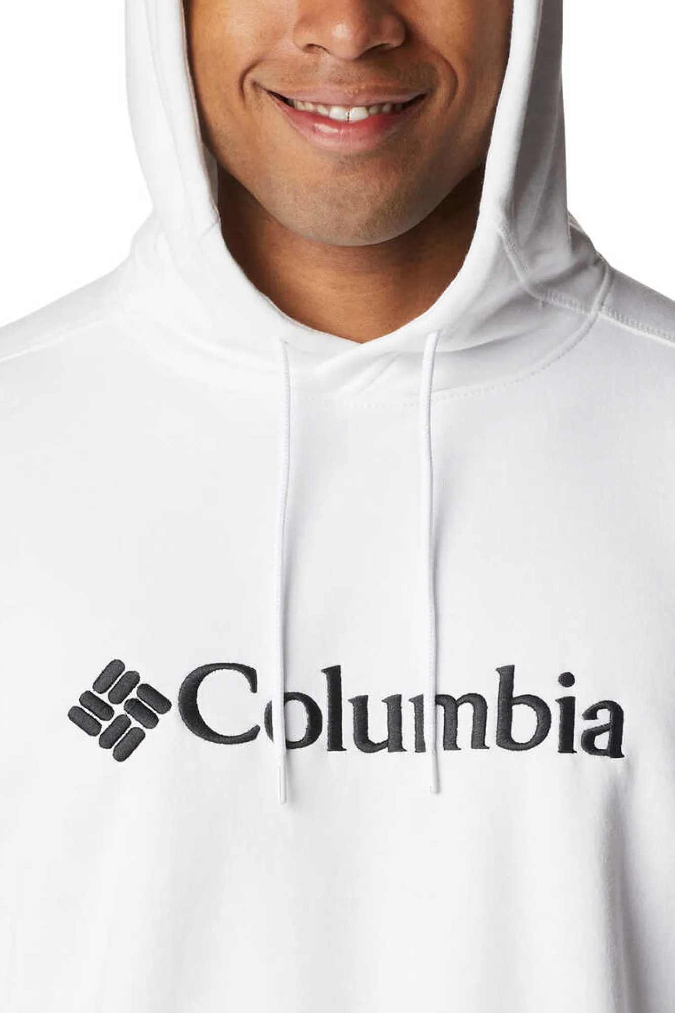 Columbia Sweatshirt Com Capuz Homem Csc Basic Logo™ Ii Branco Outlet
