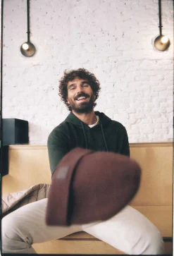 Ooto Sweatshirt Com Capuz Logo Grande Verde