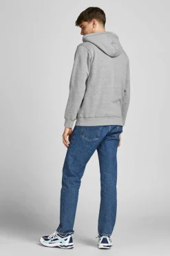 Jack & Jones Sweatshirt Com Capuz Logo Cinzento Outlet