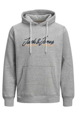 Jack & Jones Sweatshirt Com Capuz Logo Cinzento Outlet
