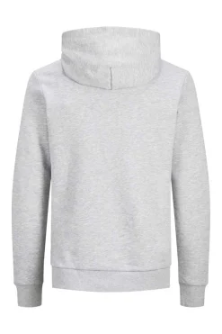 Jack & Jones Sweatshirt Com Capuz Logo Cinza Sale