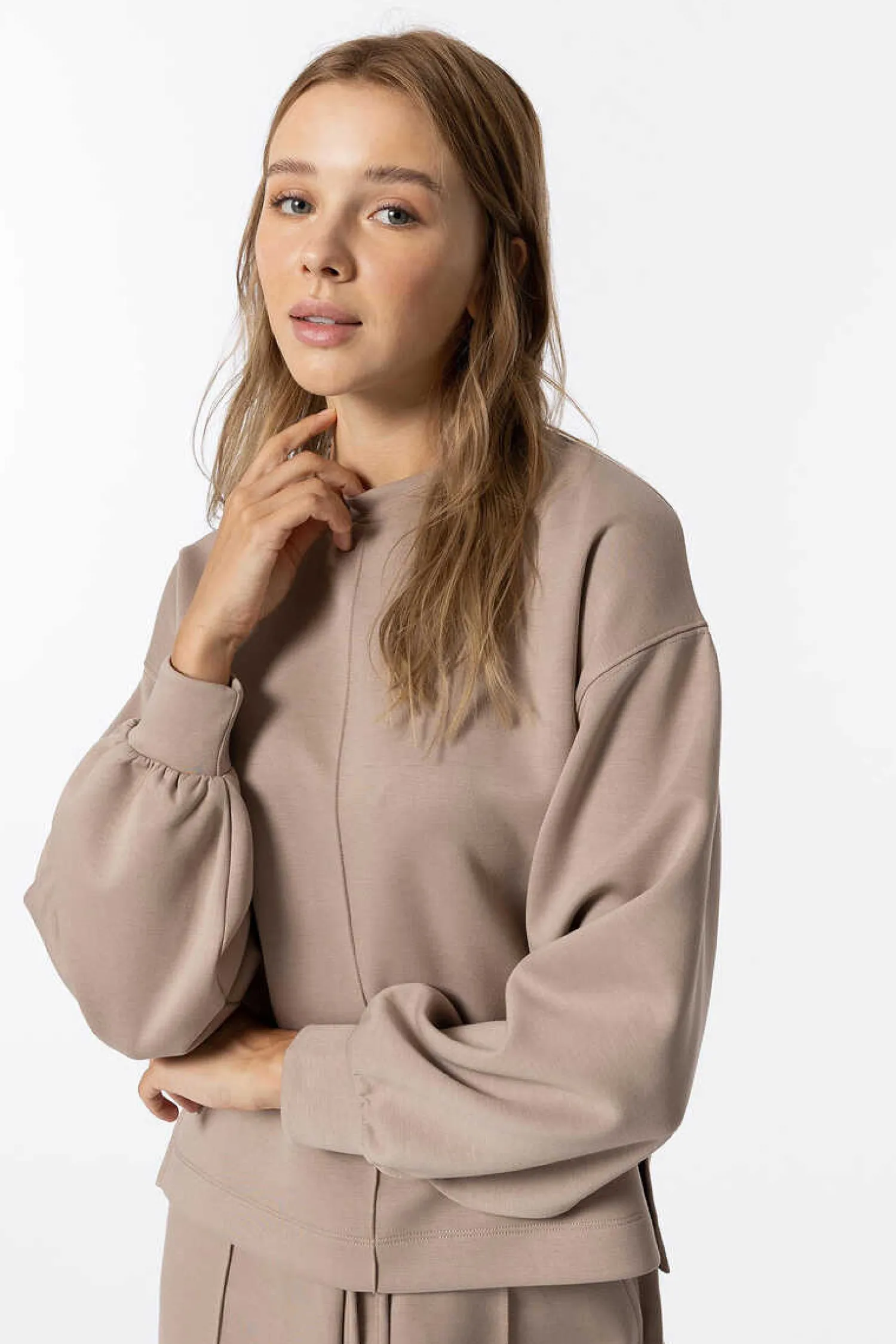 Tiffosi Sweatshirts-Sweatshirt Com Detalhe Costura