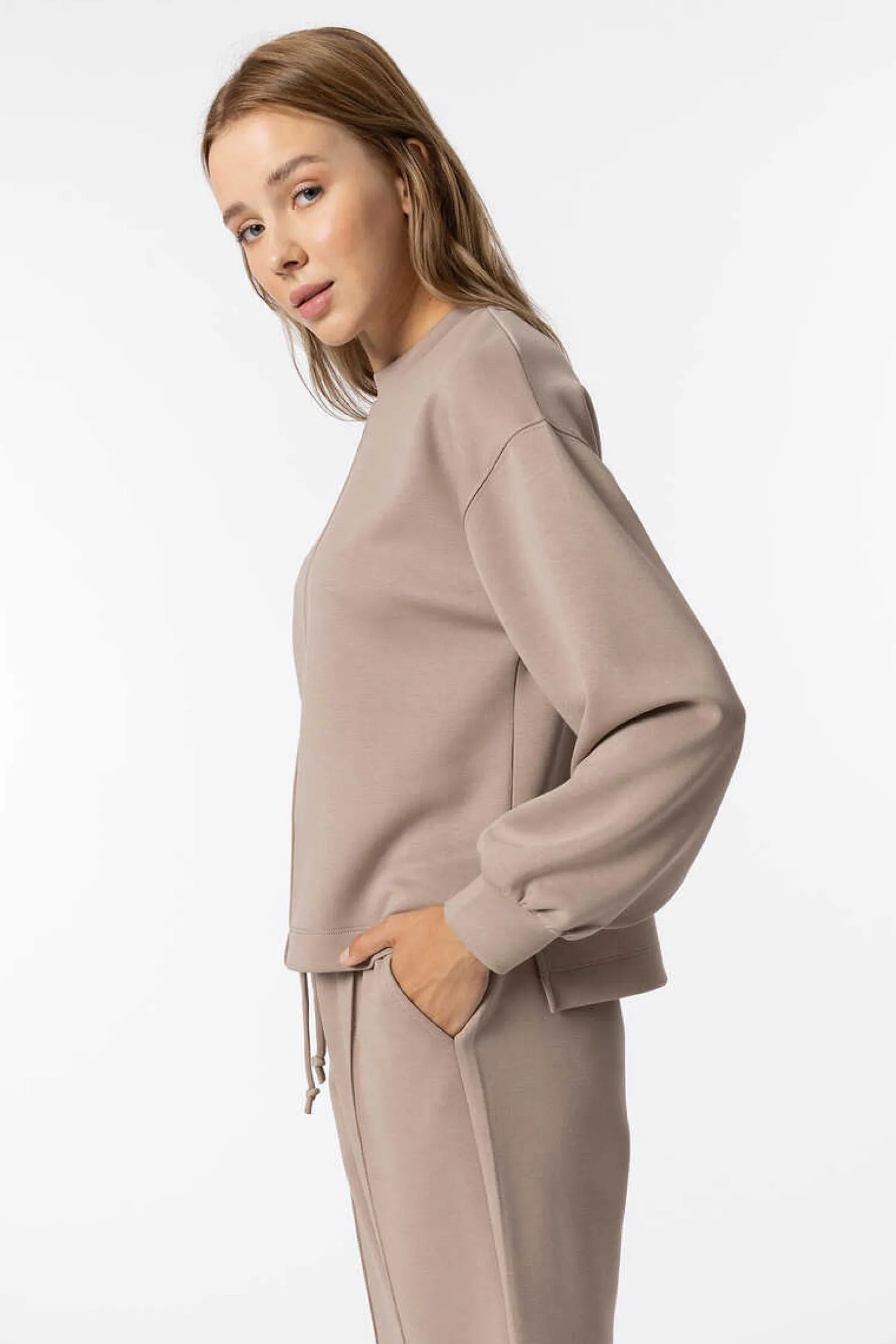 Tiffosi Sweatshirts-Sweatshirt Com Detalhe Costura