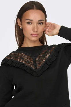 JDY Sweatshirts-Sweatshirt Com Folhos