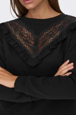 JDY Sweatshirts-Sweatshirt Com Folhos