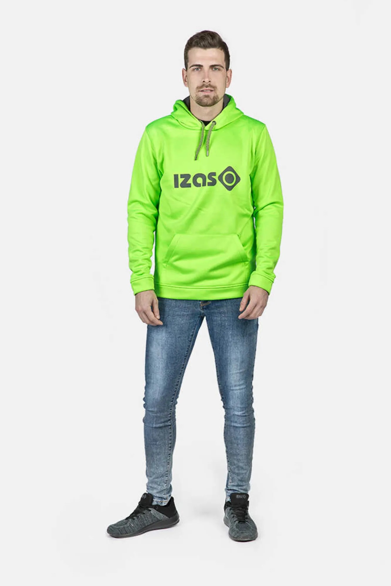 Izas Sweatshirt Com Logotipo Verde Discount