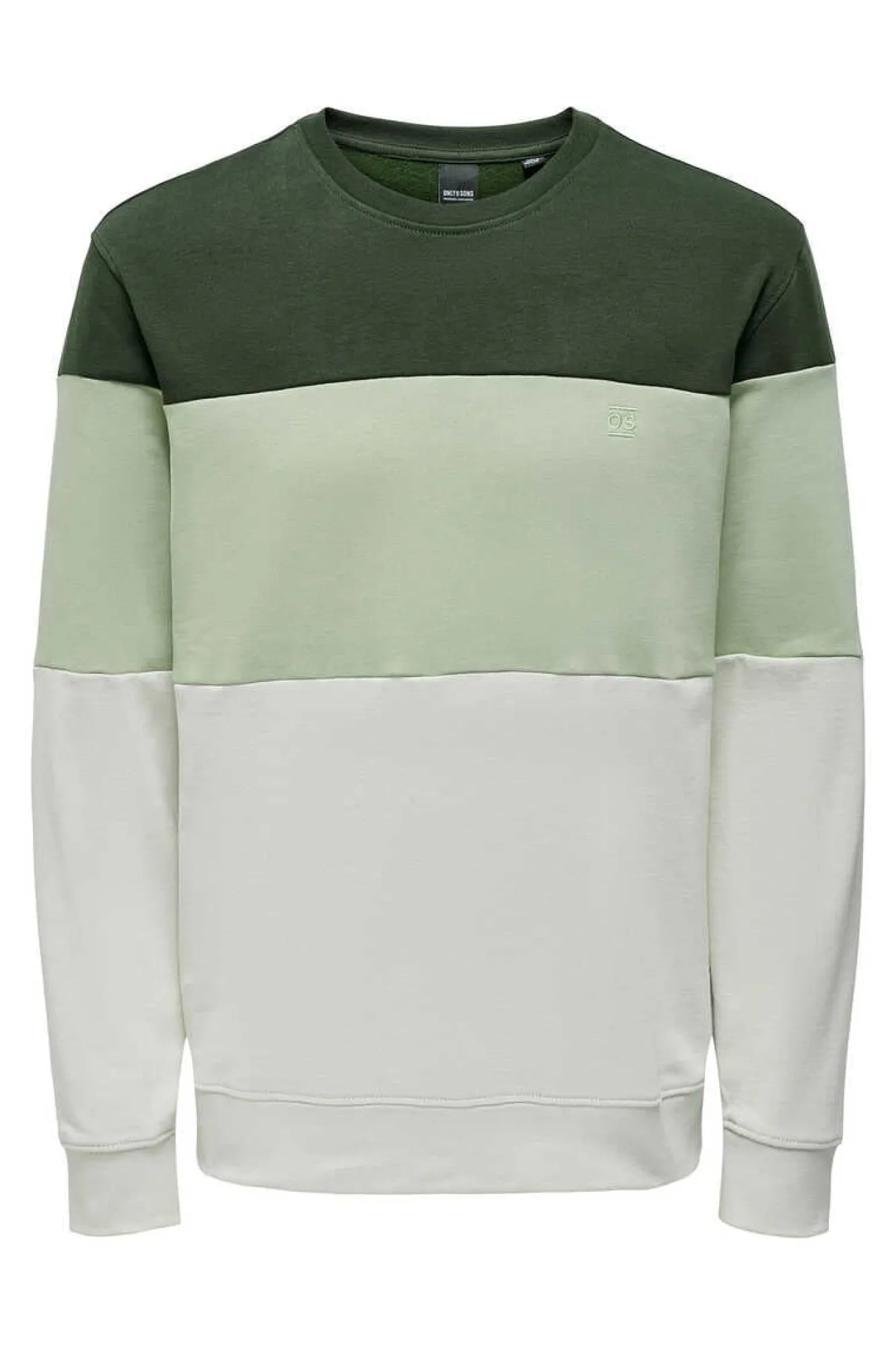 Only & Sons Sweatshirt Cor Block Cinza Outlet