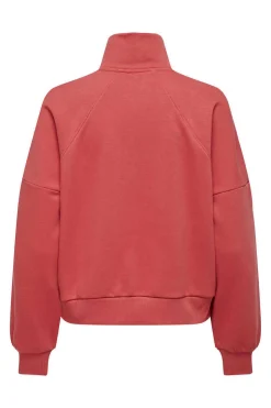 Only Play Sweatshirts-Sweatshirt Cropped Com Gola Alta