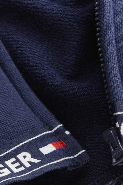 Tommy Jeans Sweatshirts-Sweatshirt De Algodao Com Capuz