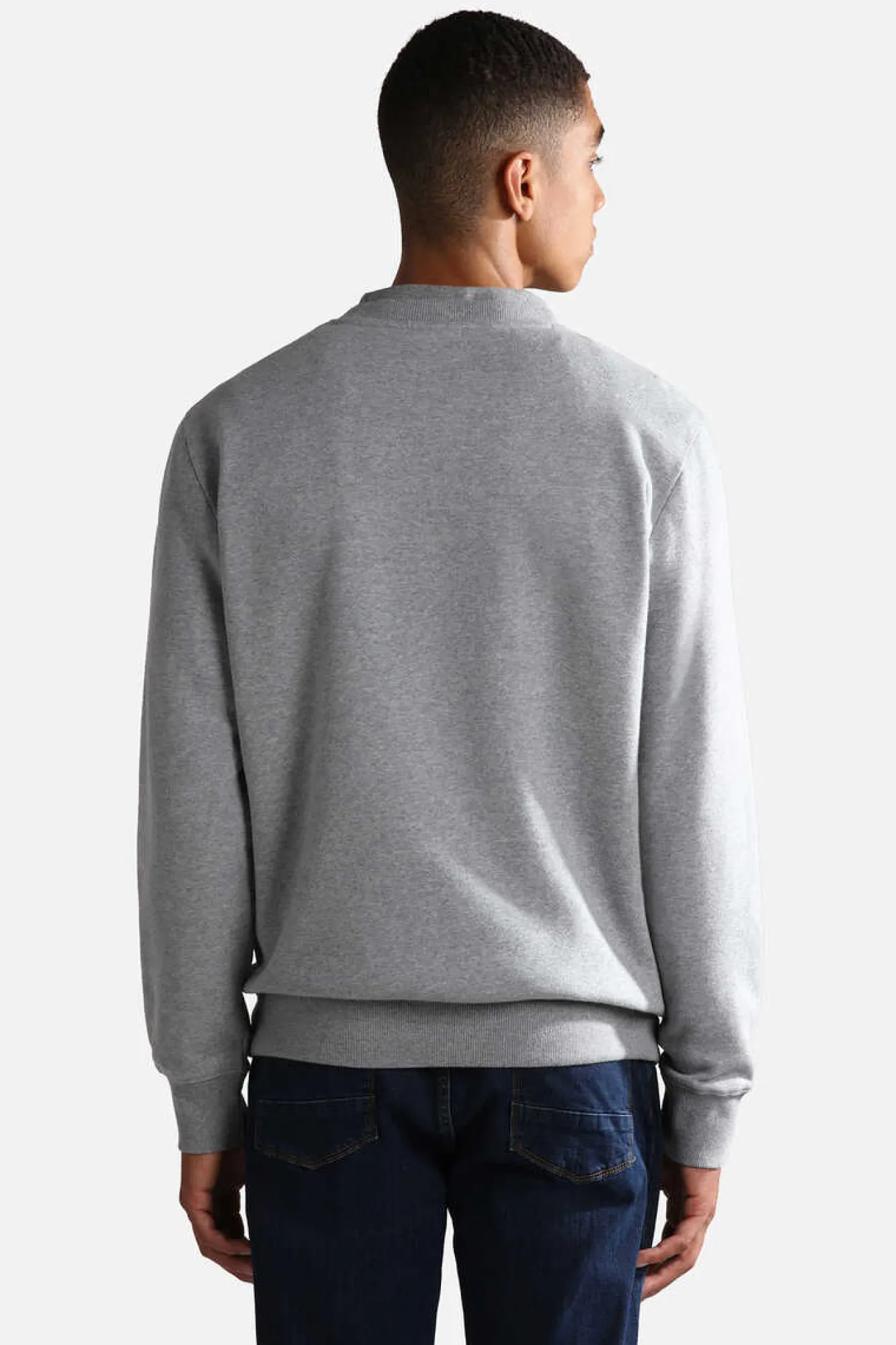 Napapijri Sweatshirt De Decote Redondo Aias Cinzento Clearance