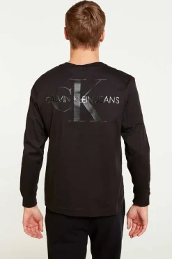 Calvin Klein Sweatshirt De Gola Caixa Preto Clearance