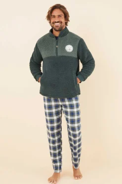 Women'secret Sweatshirt De La Para Homem Verde Hot