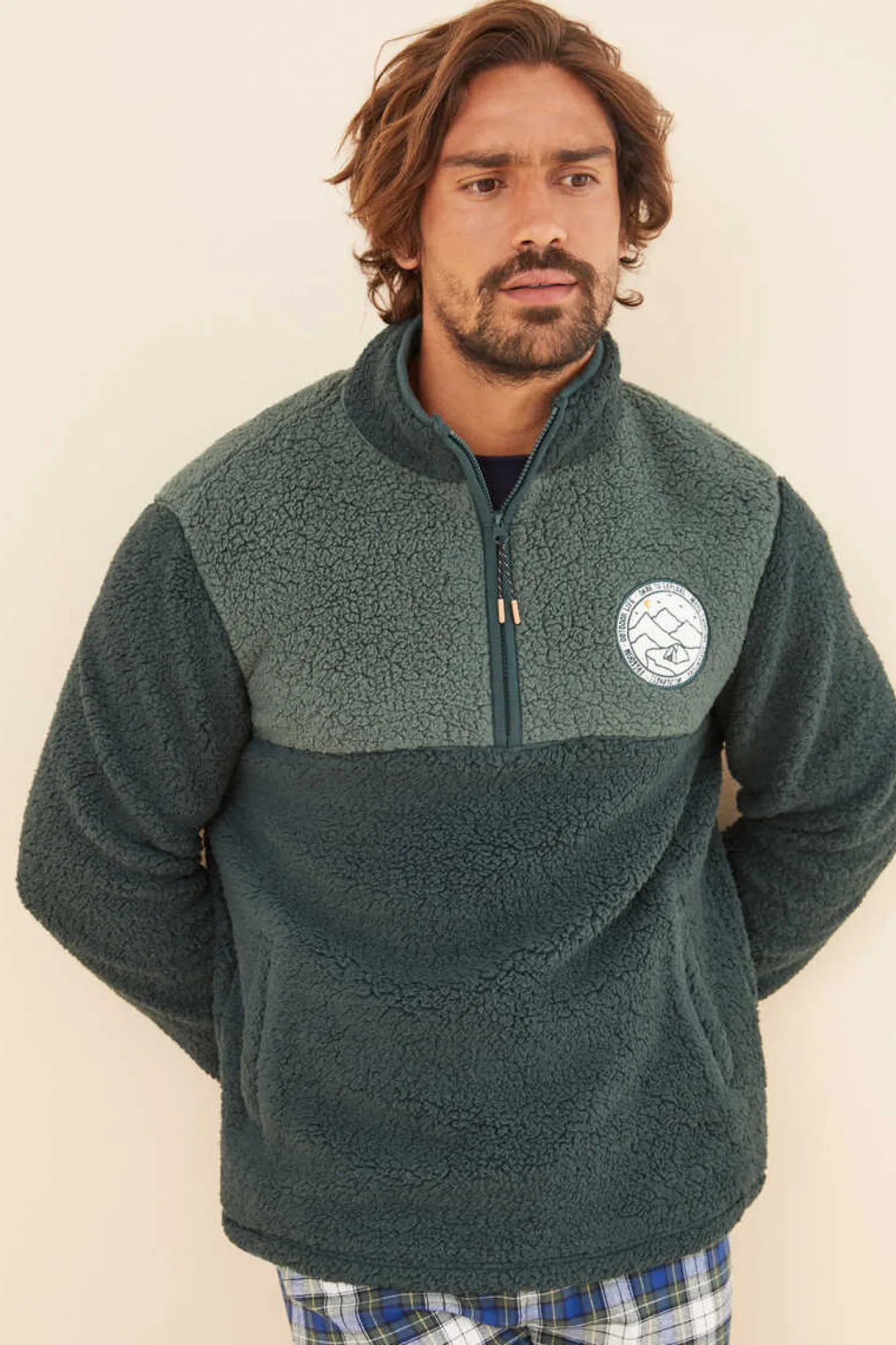 Women'secret Sweatshirt De La Para Homem Verde Hot