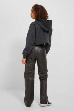 Jack & Jones Sweatshirts-Sweatshirt De Mulher Cropped Com Capuz