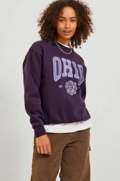 Jack & Jones Sweatshirts-Sweatshirt De Mulher Estampado College