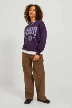 Jack & Jones Sweatshirts-Sweatshirt De Mulher Estampado College