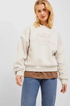 Jack & Jones Sweatshirts-Sweatshirt De Mulher Estampado Logo