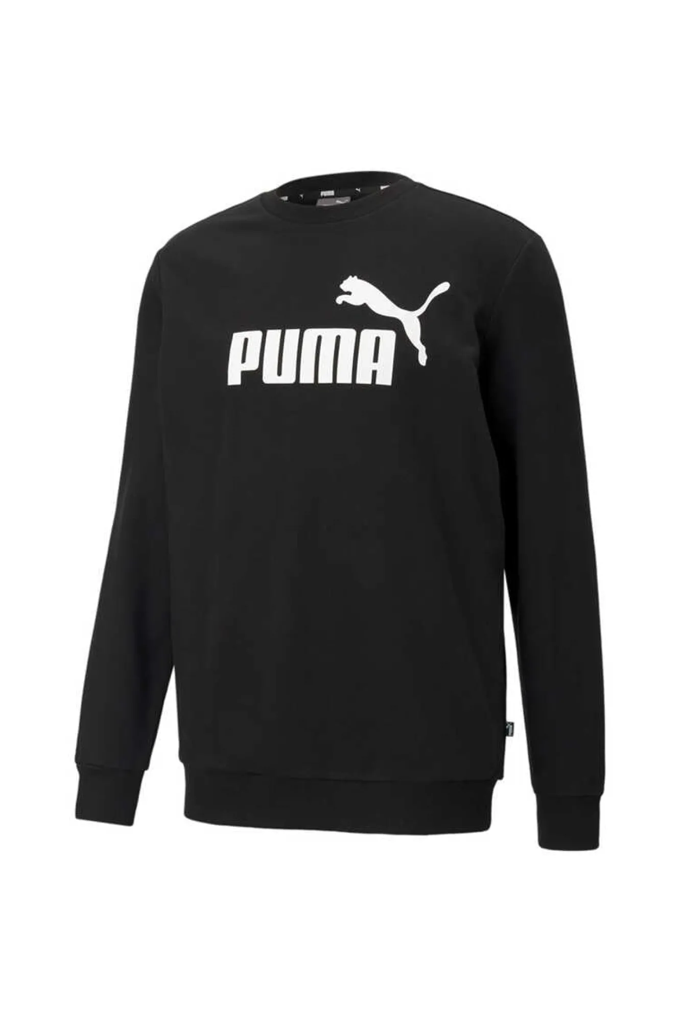 Puma Sweatshirt Ess Big Logo Crew Tr Preto