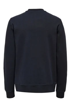 Only & Sons Sweatshirt Estampada Marinho Discount