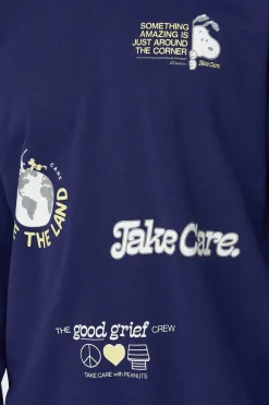 Only & Sons Sweatshirt Estampado Gola Redonda Marinho Best