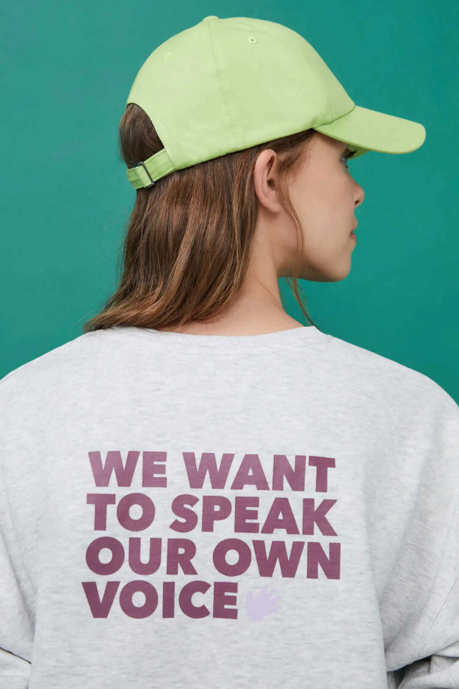 HI&BYE Sweatshirts-Sweatshirt Felpa Logo Manga