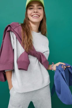 HI&BYE Sweatshirts-Sweatshirt Felpa Logo Manga