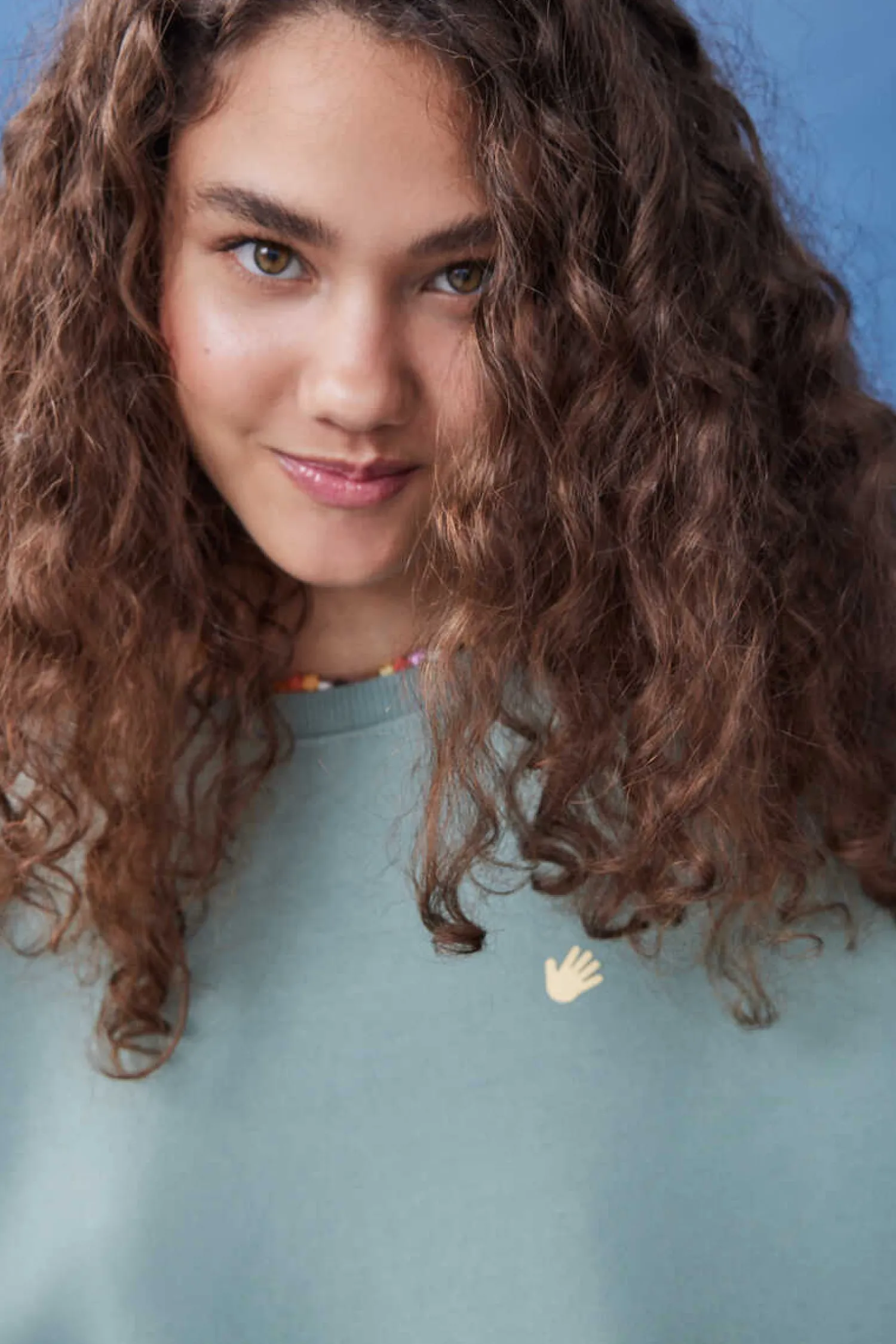 HI&BYE Sweatshirts-Sweatshirt Felpa Logo Manga