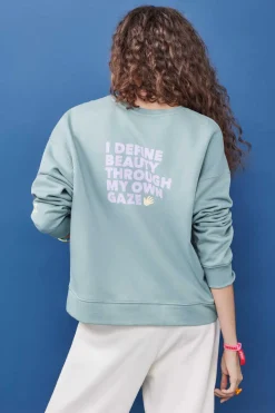 HI&BYE Sweatshirts-Sweatshirt Felpa Logo Manga